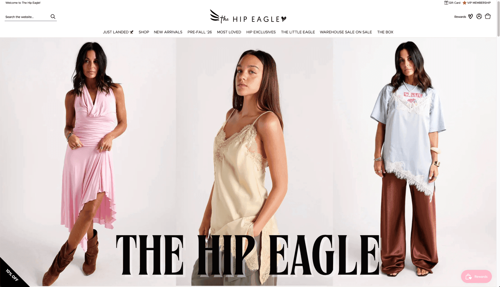 The Hip Eagle website